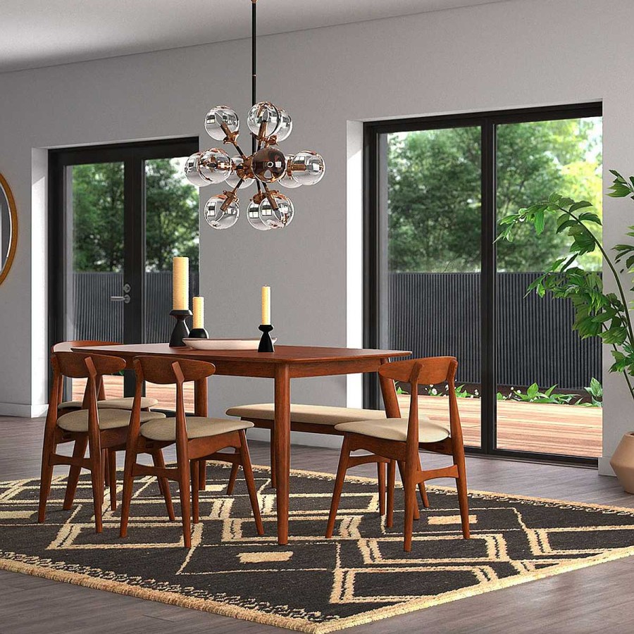 Best Formas home Juego De Comedor De 6 Sillas Aurora